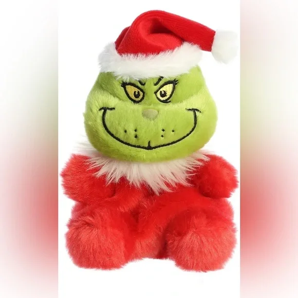 NWT 5” Grinch Wearing Santa Claus Outfit Palm Pals — Holiday Collection - Picture 1 of 3